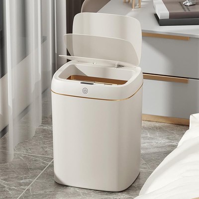 HUH-0251-1 HOME USE κάδος απορριμμάτων HUH-0251 με φωτοκύτταρο, 9lt, λευκός