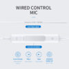 JOYROOM earphones με μικρόφωνο JR-EP1, 3.5mm σύνδεση, λευκά