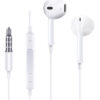 JOYROOM earphones με μικρόφωνο JR-EP1, 3.5mm σύνδεση, λευκά