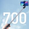 KAKUSIGA selfie stick KSC-1143 με τρίποδο, έως 70cm, Bluetooth, μαύρο