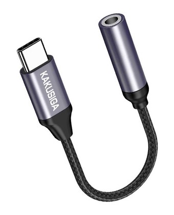 KAKUSIGA αντάπτορας USB-C σε 3.5mm KSC-428, γκρι