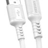 KAKUSIGA καλώδιο Lightning σε USB KSC-984, σιλικόνης, 3Α, 480Mbps, 1m, λευκό
