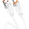 KAKUSIGA καλώδιο USB-C σε USB KSC-995, σιλικόνης, 5A, 480Mbps, 1m, λευκό