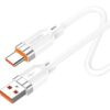 KAKUSIGA καλώδιο USB-C σε USB KSC-995, σιλικόνης, 5A, 480Mbps, 1m, λευκό