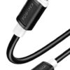 KAKUSIGA καλώδιο USB-C σε USB-C KSC-998, σιλικόνης, 100W, 480Mbps, 1m, μαύρο