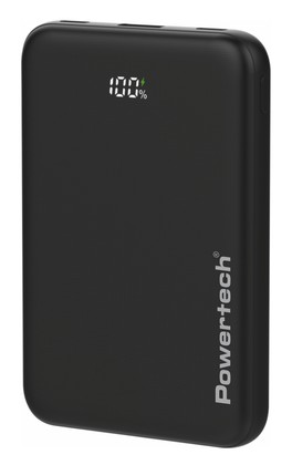 PT-1502 POWERTECH power bank PT-1502 με οθόνη, 10000mAh, 22.5W, μαύρο