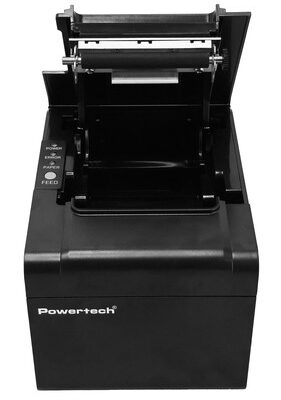 PT-1506-1 POWERTECH θερμικός εκτυπωτής αποδείξεων PT-1506, USB/Ethernet/Serial, auto cutter, μαύρος