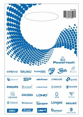 PT-1522 Σακούλα εμπορευμάτων τύπου χούφτας PT-1522, 21x30cm, νάιλον, 40τμχ