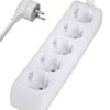 PT-869 POWERTECH πολύπριζο PT-869, 5x schuko, 16A, 1.5m, λευκό