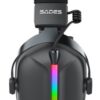 SA-206-BK-1 SADES gaming headset Defender, ασύρματα & ενσύρματα, 50mm, 1050mAh, RGB, multi-platform, μαύρο