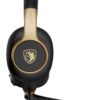 SA-703-BK-1 SADES gaming headset UPOWER, 3.5mm σύνδεση, 40mm, μαύρο/χρυσό