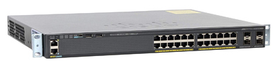 CISCO used Switch Catalyst WS-C2960X-24PS-L, 24x 10/100/1000 POE+