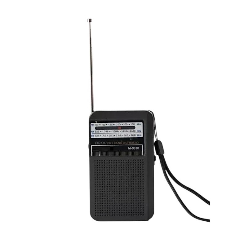 Επαναφορτιζόμενο ραδιόφωνο mini - PR-1013 - 010139 - Black