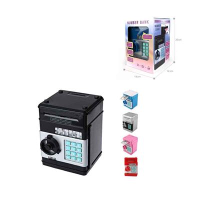 Ηλεκτρονικός Κουμπαράς - Χρηματοκιβώτιο Με Κωδικό Ασφαλείας  - Number Bank