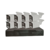 Καταγραφικό δικτύου με 8 κάμερες - CCTV Security Recording System - POE - 080067