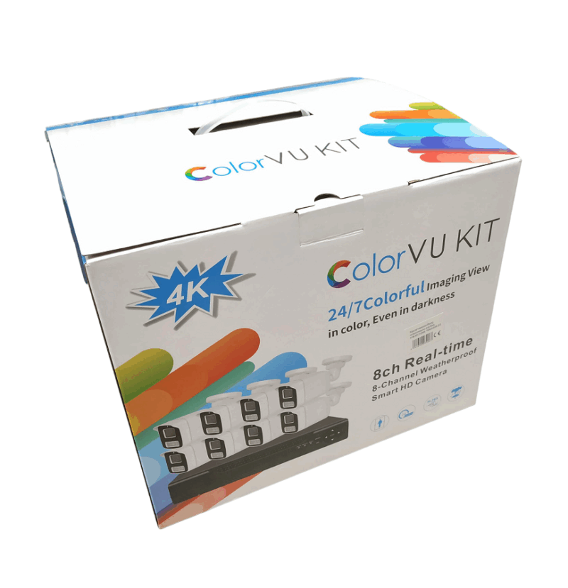 Καταγραφικό δικτύου με 8 κάμερες - CCTV Security Recording System - POE - 080067