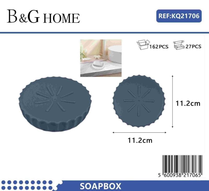 Σαπουνοθήκες μπάνιου πλαστικές σε σετ 9Χ - Blue - 21706