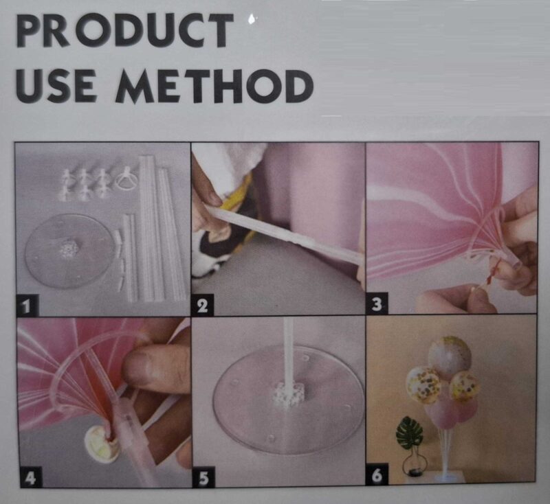 Σετ μπαλόνια party με βάση - 024056