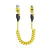 Καλώδιο φόρτισης & data σπιράλ - 4in1 - Fast Charge - X204 - 27-65W - 102048 - Yellow