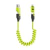 Καλώδιο φόρτισης & data σπιράλ - 4in1 - Fast Charge - X204 - 27-65W - 102048 - Green