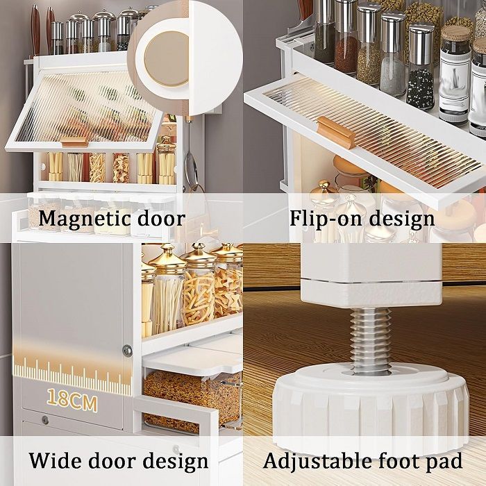 Ντουλάπι οργάνωσης κουζίνας τριώροφο - 11909 - 114036 - Black