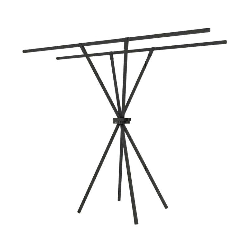 Κρεμάστρα δαπέδου & απλώστρα ρούχων - YH9912A - 114296 - Black