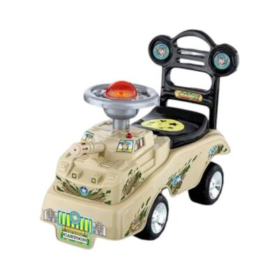 117262-1 Αυτοκίνητο περπατούρα Τανκς - QX-3321 - 117262 - Beige