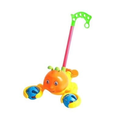 117295-1 Συρόμενο παιχνίδι Καβουράκι - 198-13 - 117295 - Yellow/Orange