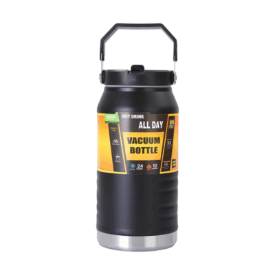 123828-4 Φορητό παγούρι-θερμός - 1000ml - 123811 - Black