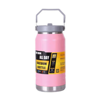 123828-5 Φορητό παγούρι-θερμός - 1400ml - 123828 - Pink