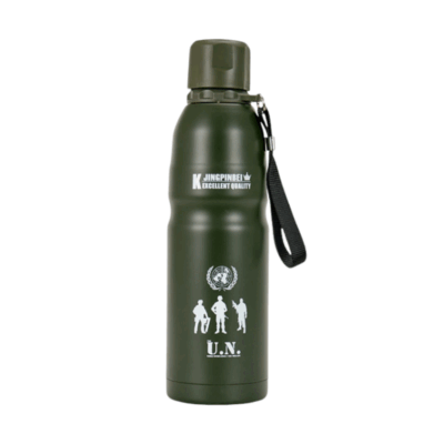 123880-2 Φορητό παγούρι-θερμός - 550ml - 123873 - Dark Green
