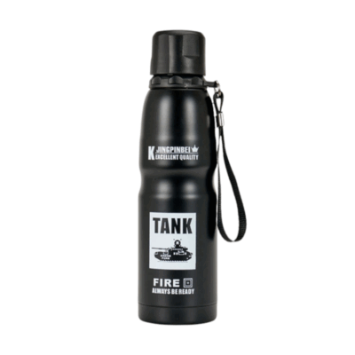 123880-5 Φορητό παγούρι-θερμός - 550ml - 123873 - Black