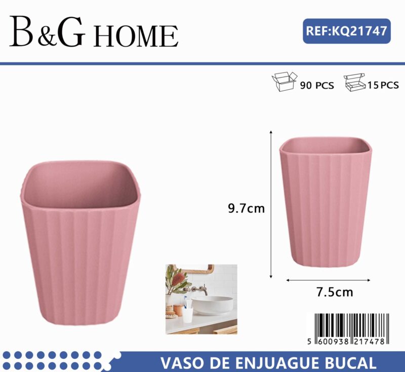 Θήκες οδοντόβουρτσας πλαστικές σε σετ 5Χ - Pink - 21747