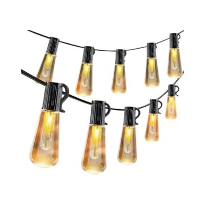 152950 Ηλιακή γιρλάντα φωτισμού LED - 10m - 10Lamps - Warm White - 152950 - Warm White