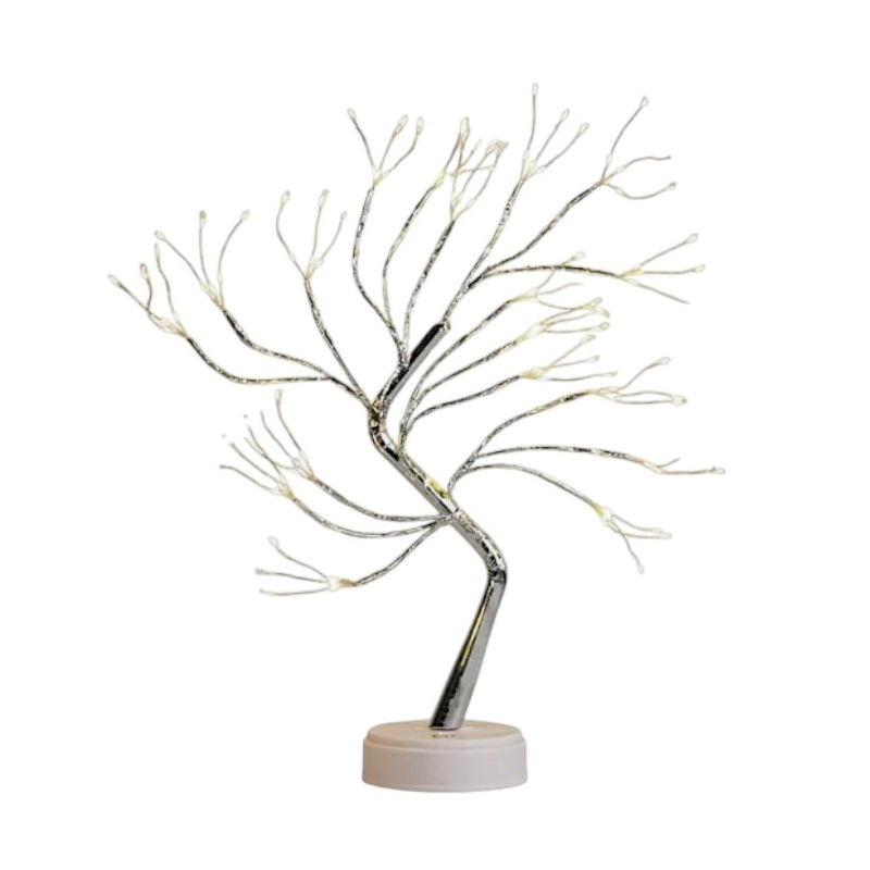 Χριστουγεννιάτικο επιτραπέζιο διακοσμητικό δεντράκι με φωτισμό - 153100 - Warm White