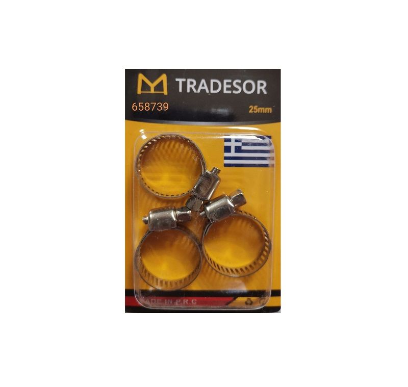 Σφιγκτήρες σωλήνων - Σετ 12 πακέτα - 25mm - 658739