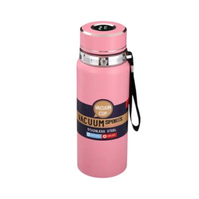 168441-1 Φορητό παγούρι-θερμός με ψηφιακό θερμόμετρο - 800ml - 168441 - Pink