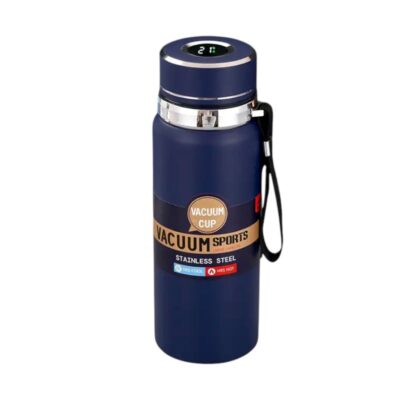 168441-5 Φορητό παγούρι-θερμός με ψηφιακό θερμόμετρο - 800ml - 168441 - Dark Blue