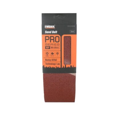 196243-1 Σετ ταινίες λείανσης για ταινιολειαντήρα - Sand Belt - 80P - 3pcs - Finder - 196243