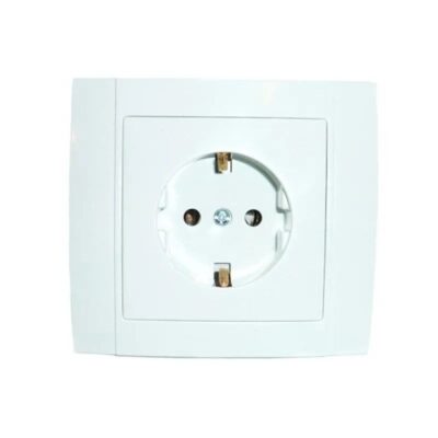 Πρίζα τοίχου εντοιχιζόμενη λευκό Songrui - Wall switch
