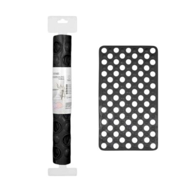 21081-2 Αντιολισθητικό πατάκι μπάνιου - 6C - 36x66cm - Black - 21081