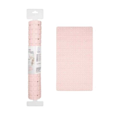 21087-2 Αντιολισθητικό πατάκι μπάνιου - M0826 - 36x66cm - Light Pink - 21087