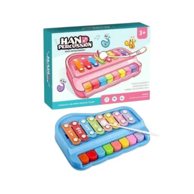 215161-2 Παιδικό ξυλόφωνο & πιάνο - QL0098 - 215161 - Blue
