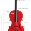 Παιδικό βιολί - 1707 - 215163 - Red