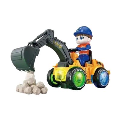 215272-2 Ηλεκτρονικό όχημα Εκσκαφέας με κίνηση & φωτισμό - 6608-21B - 215272