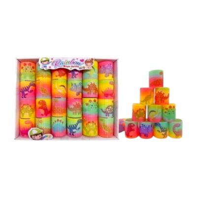 215289 Σετ ελατήρια πολύχρωμα με Δεινόσαυρους - 24pcs - SM45-K2 - 215289