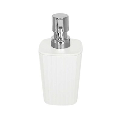 Θήκες κρεμοσάπουνου Dispenser πλαστικές - Σετ 5pcs - White - 21529