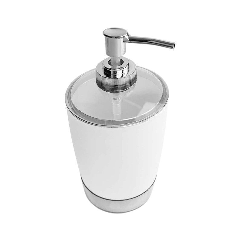 Θήκες κρεμοσάπουνου Dispenser πλαστικές - Σετ 5pcs - White - 21547
