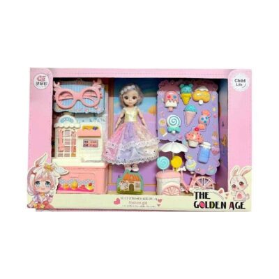 215557 Σετ κούκλα Vintage με αξεσουάρ κουζίνας - A82009 - 215557