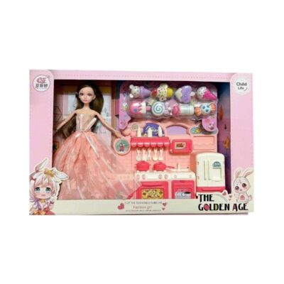 215559 Σετ κούκλα Vintage με αξεσουάρ κουζίνας - A82002-112 - 215559